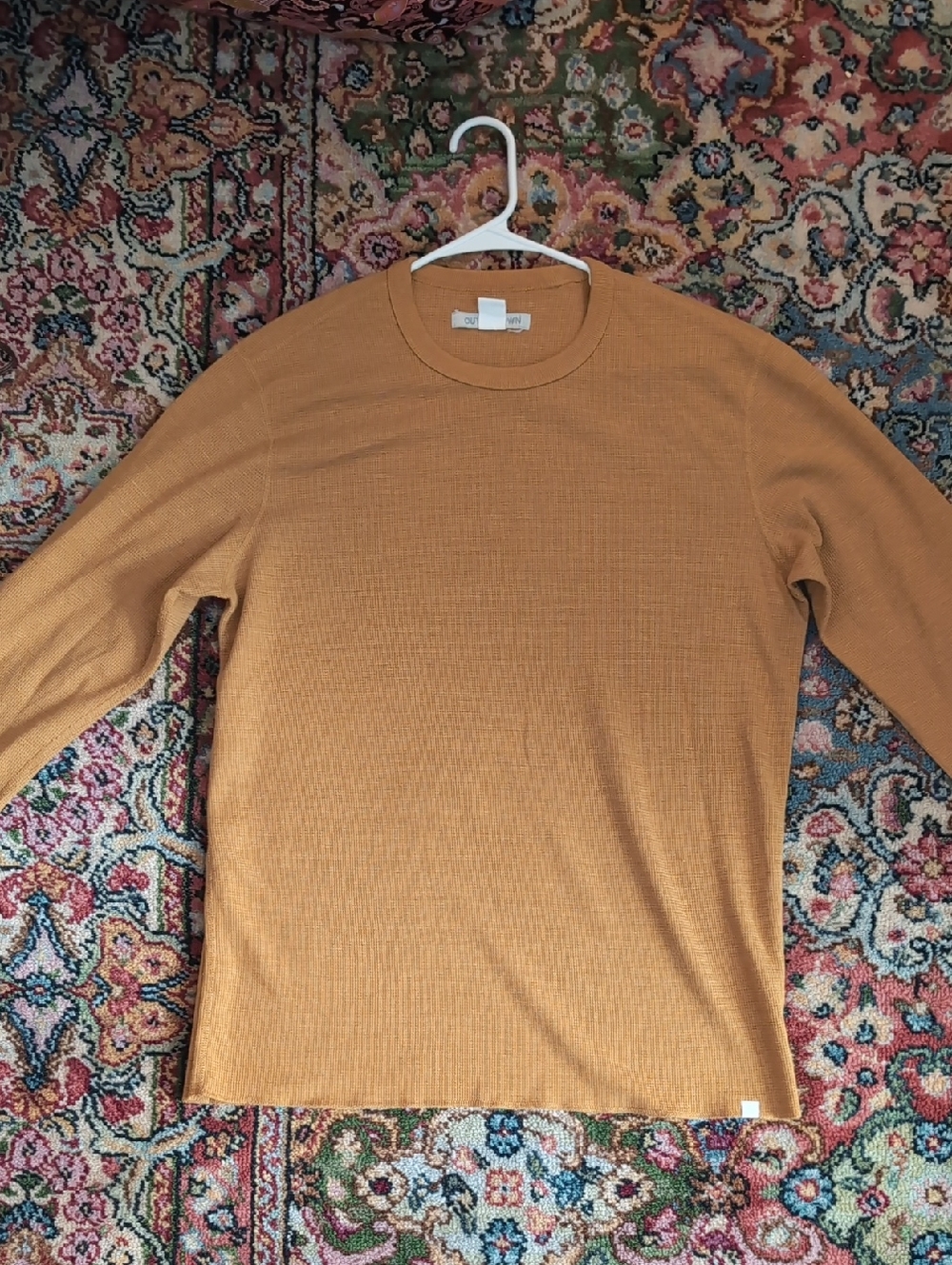 Outerknown Long-Sleeve Crewneck Shirt - Mustard